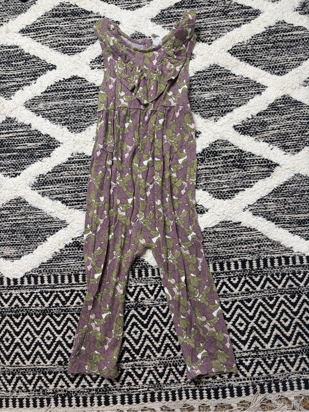 Kate Quinn Grape Jumpsuit girls size 2T